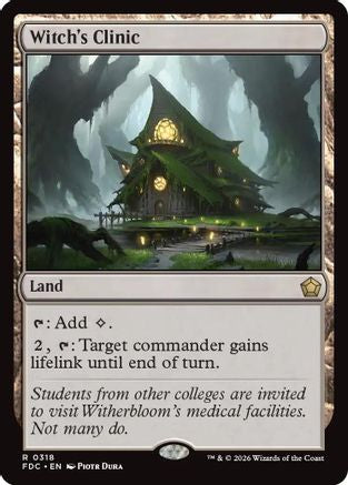 Witch's Clinic  (FDC-318) - [Commander: Foundations]