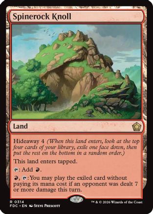 Spinerock Knoll  (FDC-314) - [Commander: Foundations]