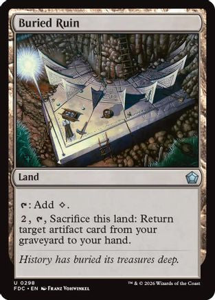 Buried Ruin  (FDC-298) - [Commander: Foundations]