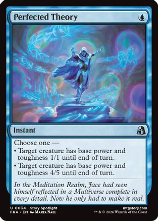 Perfected Theory  [Foil]  (FRA-034) - [Reality Fracture]