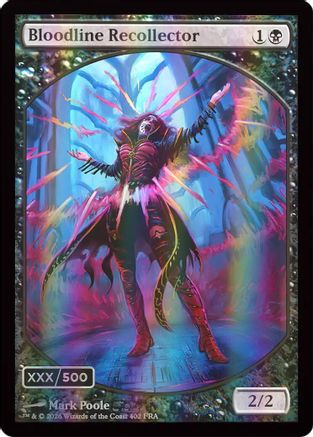 Bloodline Recollector (Retro Frame) (Serial Numbered) (Double Rainbow Foil)  [Foil]  (FRA-402) - [Reality Fracture]