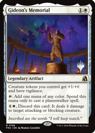 Gideon's Memorial  (PPFRA-198) - [Promo Pack: Reality Fracture]
