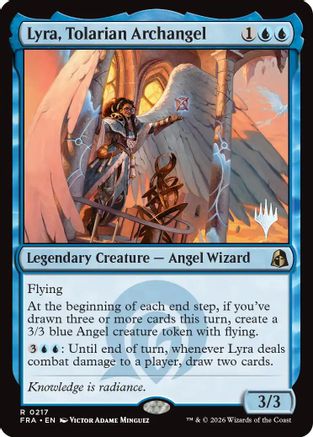 Lyra, Tolarian Archangel  (PPFRA-217) - [Promo Pack: Reality Fracture]