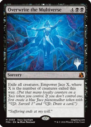 Overwrite the Multiverse  [Foil]  (PPFRA-059) - [Promo Pack: Reality Fracture]