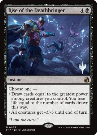 Rise of the Deathbringer  [Foil]  (PPFRA-063) - [Promo Pack: Reality Fracture]
