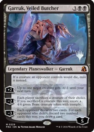 Garruk, Veiled Butcher  (PPFRA-229) - [Promo Pack: Reality Fracture]
