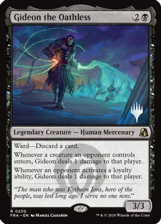 Gideon the Oathless  (PPFRA-230) - [Promo Pack: Reality Fracture]