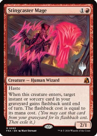 Stingcaster Mage  (PPFRA-093) - [Promo Pack: Reality Fracture]