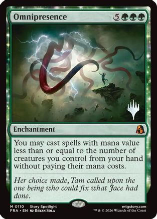 Omnipresence  [Foil]  (PPFRA-110) - [Promo Pack: Reality Fracture]