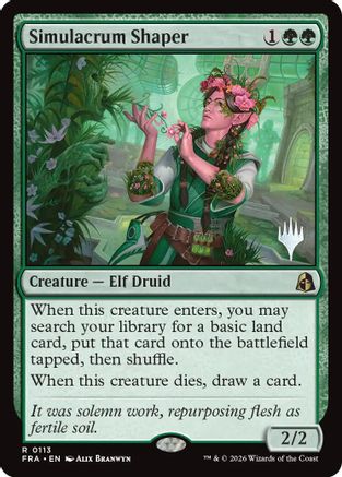 Simulacrum Shaper  [Foil]  (PPFRA-113) - [Promo Pack: Reality Fracture]