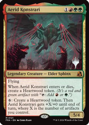 Aerid Konstrari  [Foil]  (PPFRA-121) - [Promo Pack: Reality Fracture]