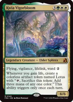 Kwia Vigorbloom  [Foil]  (PPFRA-140) - [Promo Pack: Reality Fracture]