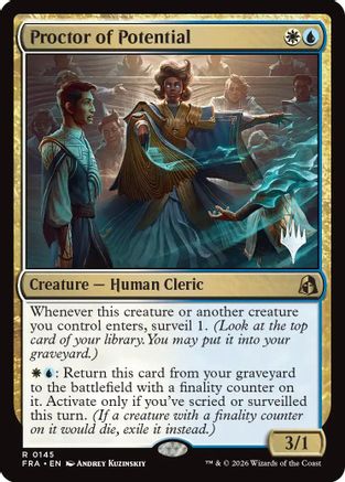 Proctor of Potential  [Foil]  (PPFRA-145) - [Promo Pack: Reality Fracture]