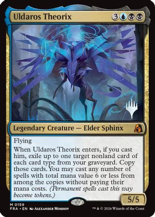 Uldaros Theorix  (PPFRA-159) - [Promo Pack: Reality Fracture]