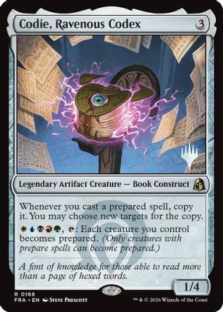 Codie, Ravenous Codex  [Foil]  (PPFRA-168) - [Promo Pack: Reality Fracture]