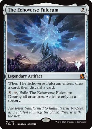 The Echoverse Fulcrum  [Foil]  (PPFRA-169) - [Promo Pack: Reality Fracture]