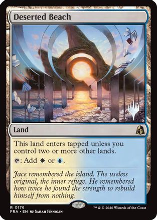Deserted Beach  [Foil]  (PPFRA-176) - [Promo Pack: Reality Fracture]