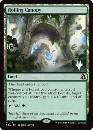 Roiling Canopy  [Foil]  (PPFRA-187) - [Promo Pack: Reality Fracture]