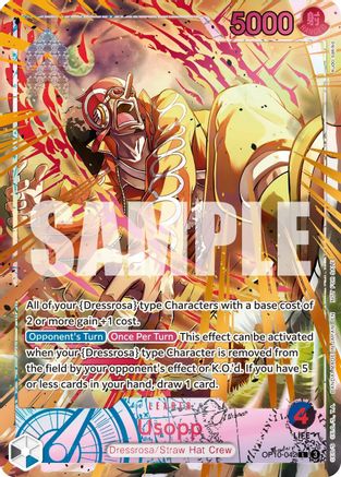 Usopp (Flame-Flame Fruit Coliseum) (OP10-042) - [One Piece Promotion Cards] Foil