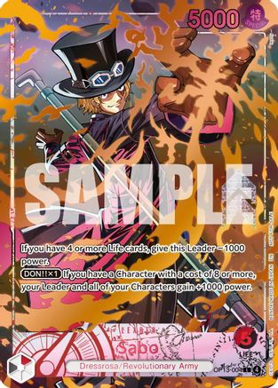 Sabo (Flame-Flame Fruit Coliseum) (OP13-004) - [One Piece Promotion Cards] Foil