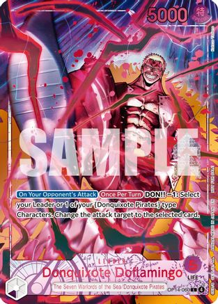 Donquixote Doflamingo (Flame-Flame Fruit Coliseum) (OP14-060) - [One Piece Promotion Cards] Foil