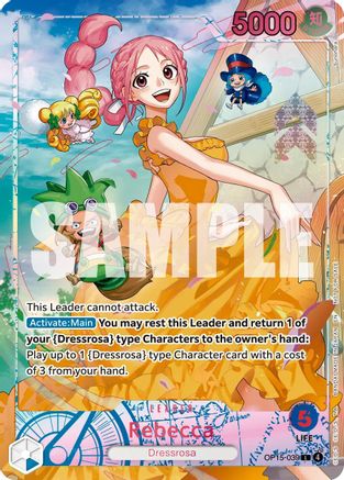 Rebecca (Flame-Flame Fruit Coliseum) (OP15-039) - [One Piece Promotion Cards] Foil