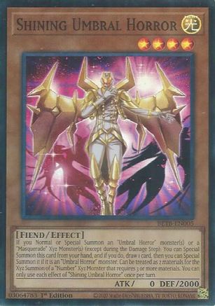 Shining Umbral Horror [BETB-EN005] - Beyond the Brave 1st Edition - Super Rare