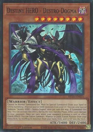 Destiny HERO - Destro-Dogma [BETB-EN021] - Beyond the Brave 1st Edition - Super Rare