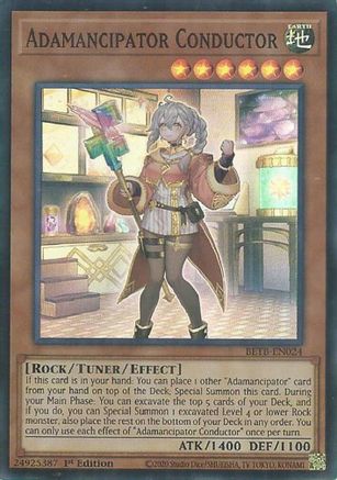 Adamancipator Conductor [BETB-EN024] - Beyond the Brave 1st Edition - Super Rare