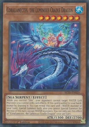 Coralianectes, the Luminous Cradle Dragon [BETB-EN029] - Beyond the Brave 1st Edition - Common / Short Print