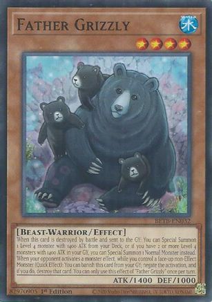 Father Grizzly [BETB-EN032] - Beyond the Brave 1st Edition - Common / Short Print