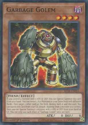 Garbage Golem [BETB-EN033] - Beyond the Brave 1st Edition - Common / Short Print