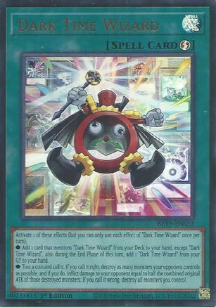 Dark Time Wizard [BETB-EN052] - Beyond the Brave 1st Edition - Ultra Rare