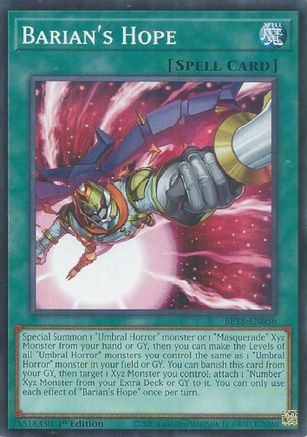 Barian's Hope [BETB-EN056] - Beyond the Brave 1st Edition - Common / Short Print