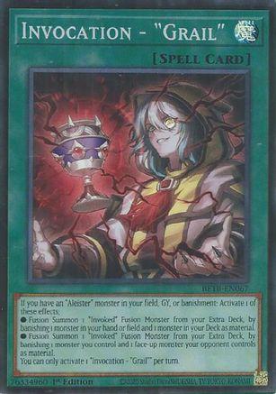 Invocation - "Grail" [BETB-EN067] - Beyond the Brave 1st Edition - Super Rare
