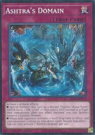 Ashtra's Domain [BETB-EN075] - Beyond the Brave 1st Edition - Common / Short Print