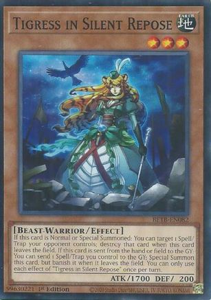 Tigress in Silent Repose [BETB-EN082] - Beyond the Brave 1st Edition - Common / Short Print