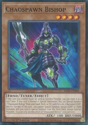 Chaospawn Bishop [BETB-EN089] - Beyond the Brave 1st Edition - Common / Short Print