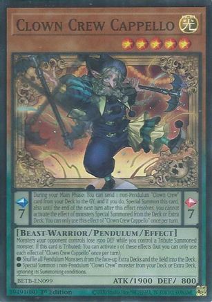 Clown Crew Cappello [BETB-EN099] - Beyond the Brave 1st Edition - Super Rare