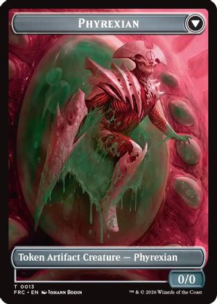 Phyrexian // Incubator Double-Sided Token  (FRC-13 // 13) - [Commander: Reality Fracture]