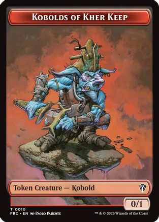 Kobolds of Kher Keep // Phyrexian Mite Double-Sided Token  (FRC-10 // 16) - [Commander: Reality Fracture]