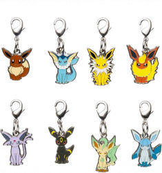 Pokemon Center Eeveelution Metal Charm set (Limited) (keychain)