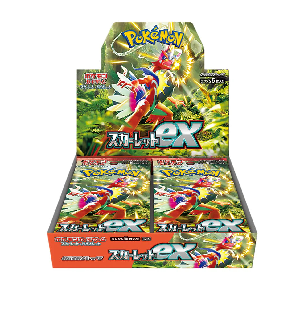 Pokemon SV1S Scarlet ex ex Japanese Booster Box - Trinity Hobby