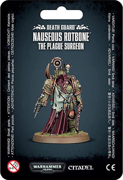 Warhammer 40K: DEATH GUARD NAUSEOUS ROTBONE - THE PLAGUE SURGEON