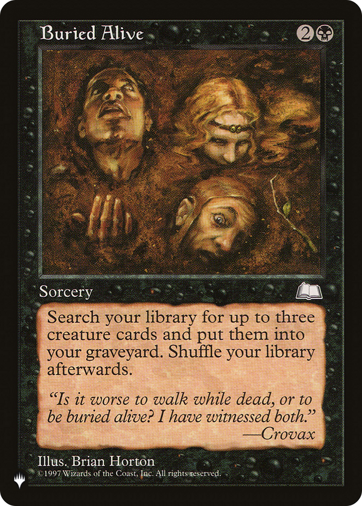 Buried Alive [The List] - Trinity Hobby