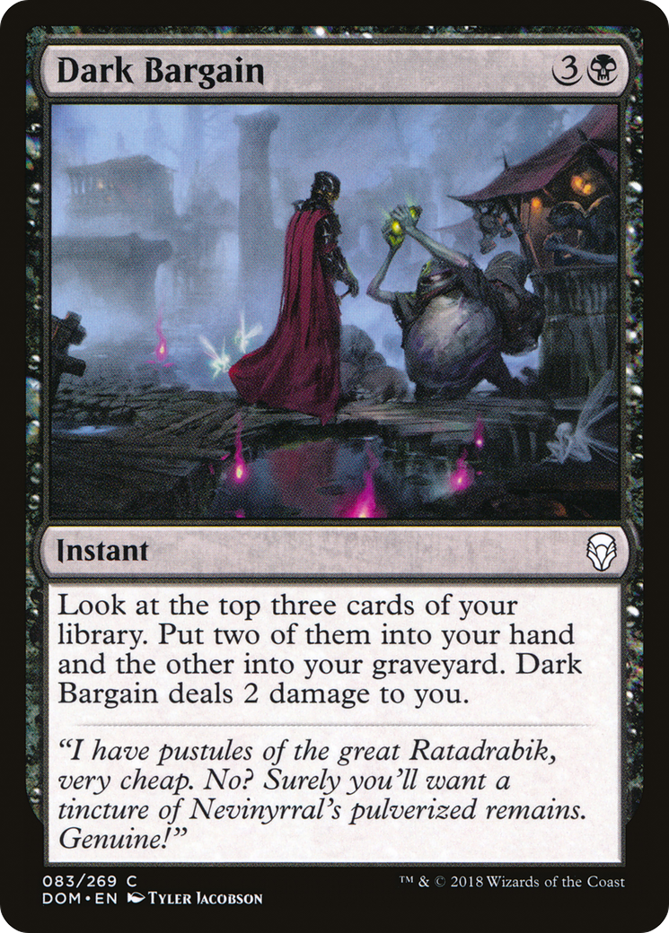 Dark Bargain [Dominaria] - Trinity Hobby