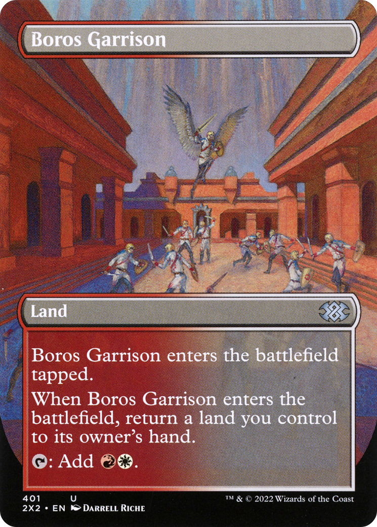 Boros Garrison (Borderless Alternate Art) [Double Masters 2022] - Trinity Hobby