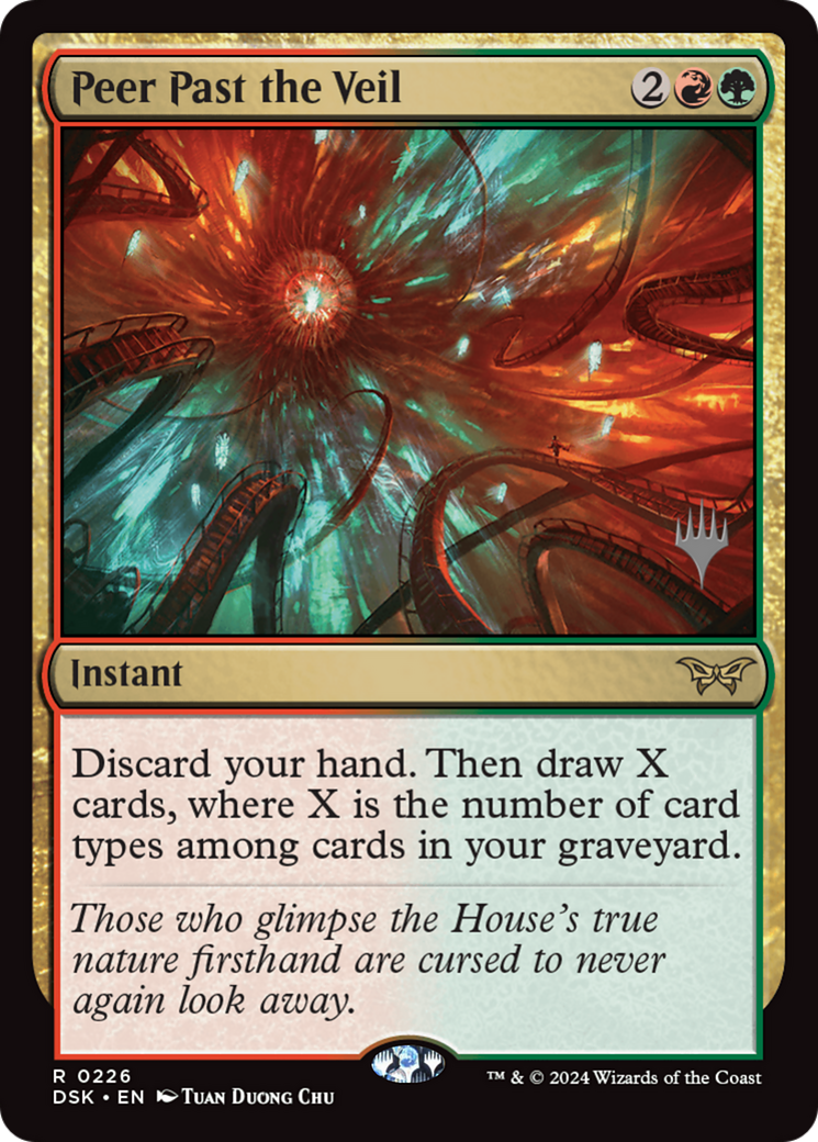 Peer Past the Veil (Promo Pack) [Duskmourn: House of Horror Promos] - Trinity Hobby