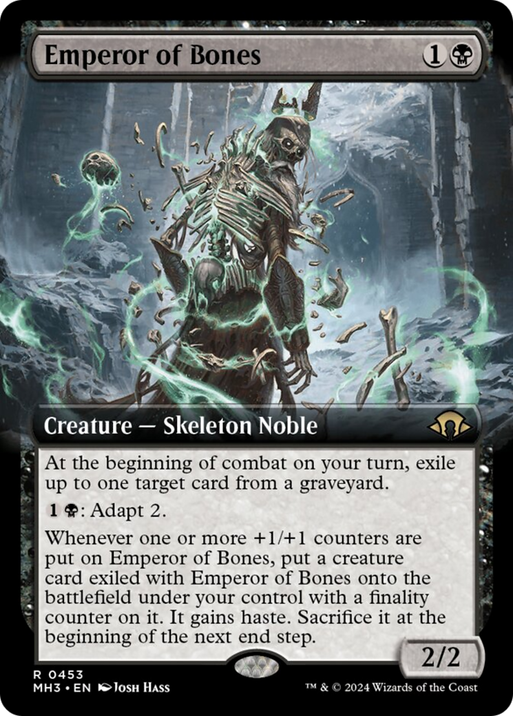 Emperor of Bones (Extended Art) [Modern Horizons 3] - Trinity Hobby
