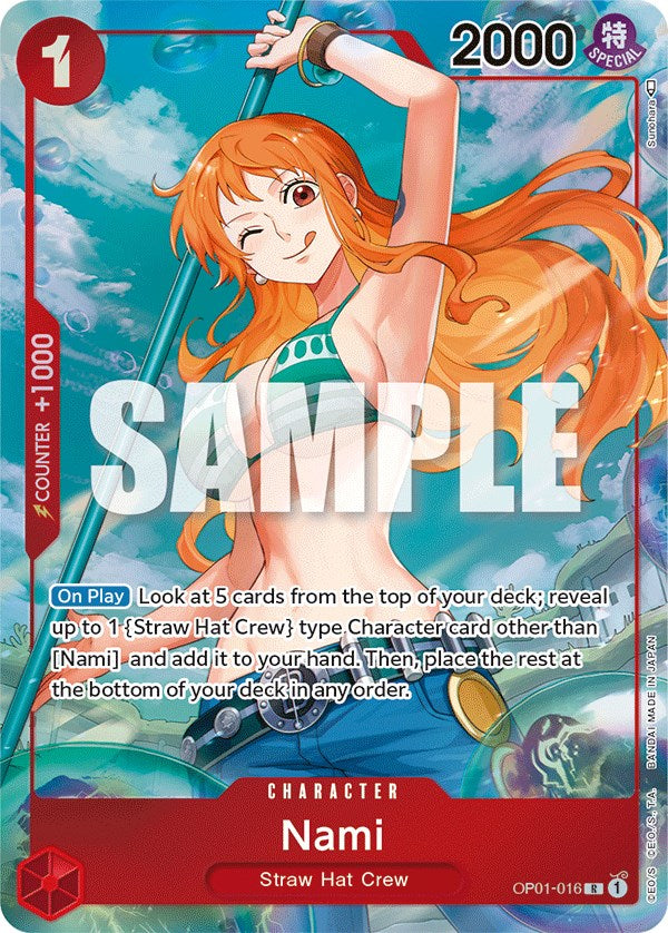 Nami (Parallel) (OP01-016) - [Romance Dawn] Foil - Trinity Hobby